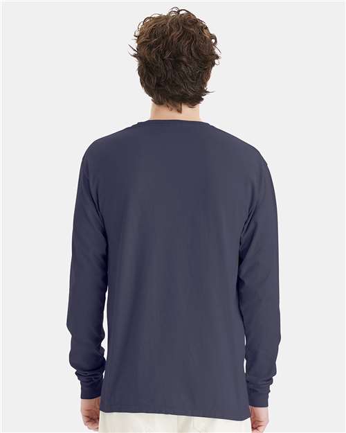 Garment-Dyed Long Sleeve T-Shirt