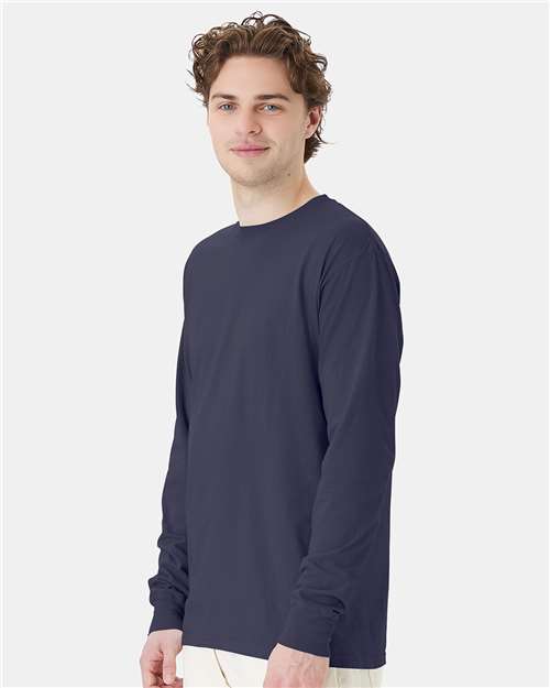 Garment-Dyed Long Sleeve T-Shirt