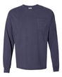ComfortWash by Hanes Unisex Garment-Dyed Long Sleeve T-Shirt With Pocket