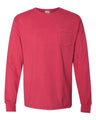 ComfortWash by Hanes Unisex Garment-Dyed Long Sleeve T-Shirt With Pocket