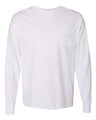 Garment-Dyed Long Sleeve T-Shirt With a Pocket