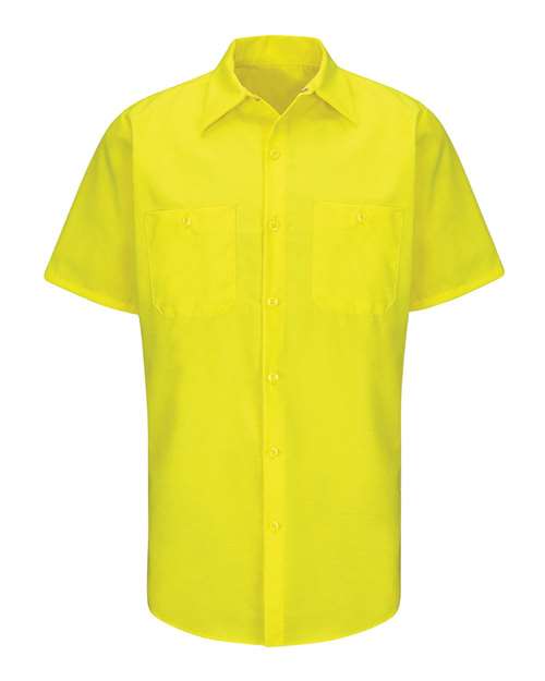Red Kap Men's Enhanced & Hi-Visibility Work Shirt