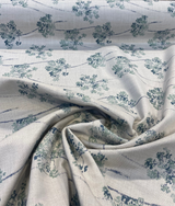 Sunbrella Stem Rainfall Sunbrella Acrylic Fabric - Botanical Floral Print, Rainfall, 54" Width (1 Yard)