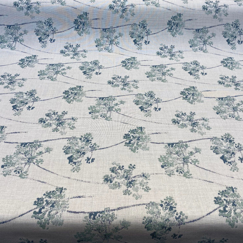 Sunbrella Stem Rainfall Sunbrella Acrylic Fabric - Botanical Floral Print, Rainfall, 54" Width (1 Yard)