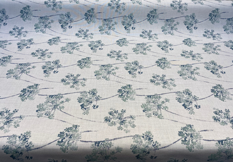 Sunbrella Stem Rainfall Sunbrella Acrylic Fabric - Botanical Floral Print, Rainfall, 54" Width (1 Yard)