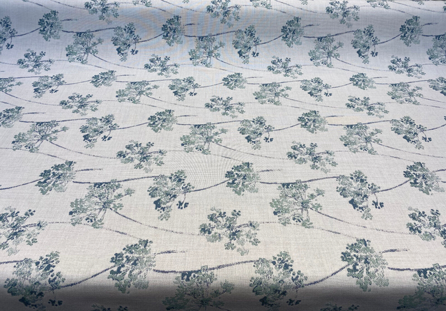 Sunbrella Stem Rainfall Sunbrella Acrylic Fabric - Botanical Floral Print, Rainfall, 54" Width (1 Yard)