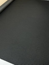 Jacquard Knit Striped Gray White