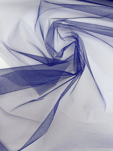 Blue Polyamide Mesh Fabric