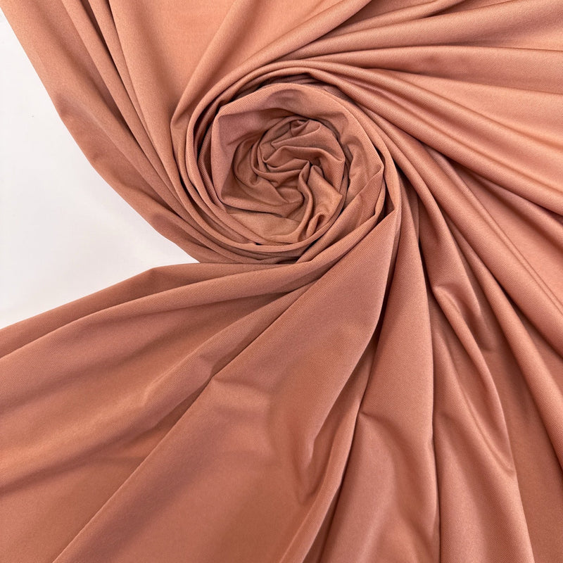 Polyamide Elastane Knitted Fabric Beige-Pink