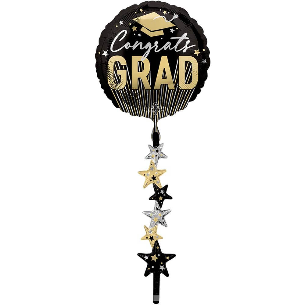 Foil Balloon Congrats Grad Airwalker