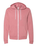BELLA + CANVAS® Unisex Sponge Fleece Full-Zip Hoodie 52% Cotton 48% Polyester 8 oz