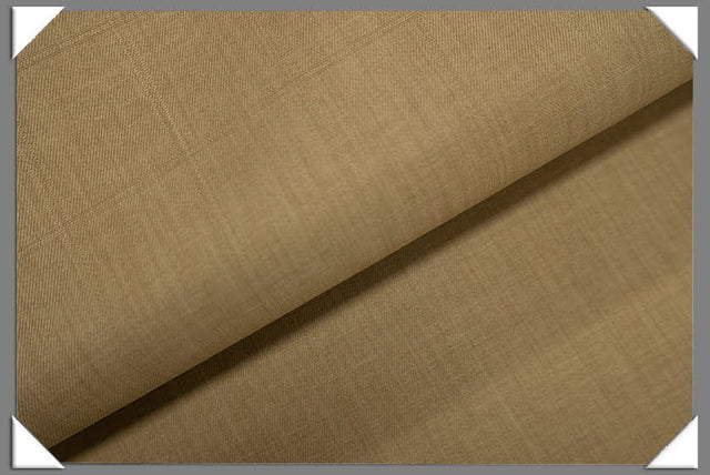 Tan Vegan Window Pane Polyester Fabric - Window Pane, Tan, 60" Width (1 Yard)