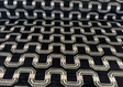 Ravello Black Velvet Raised Upholstery Fabric - Black, Silver, Charcoal, Dark Gold, 56" Width (1 Yard)