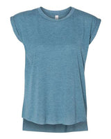 Women's Flowy Rolled Cuffs Muscle Tee