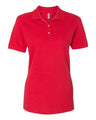 Women's 100% Ring-Spun Cotton Piqué Polo