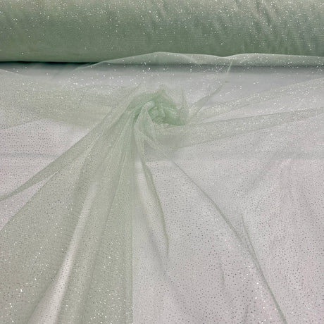 1 Yard Gold Glitter Mesh Fabric Lightweight Sparkle Net Material for Dresses Costumes and Décor 60 Inch Width