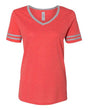 JERZEES Women's Varsity Triblend V-Neck T-Shirt