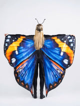 Blue Butterfly Cape Costume - Adults