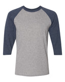 Unisex Triblend Three-Quarter Raglan Baseball T-Shirt