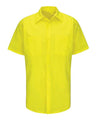 Red Kap Men's Tall Enhanced Hi-Visibility Work Shirt
