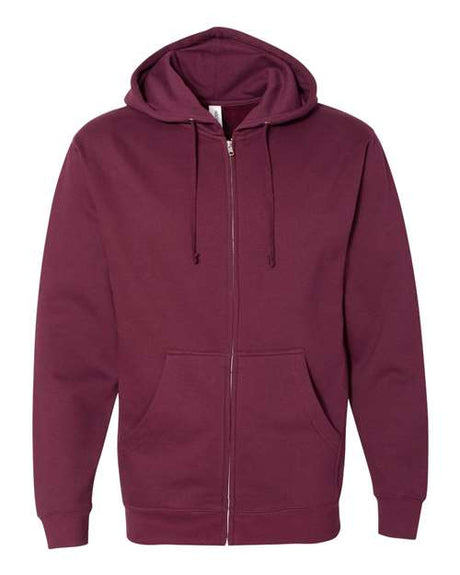 Independent Trading Co. Unisex Midweight Full-Zip Hooded Sweatshirt