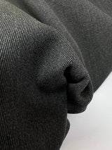 Virgin Wool Twill Gray Blue