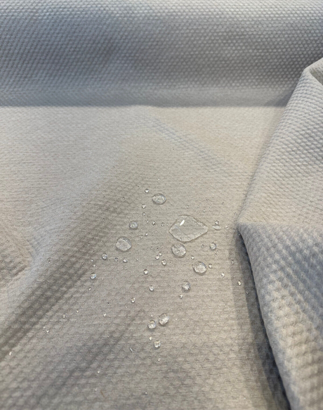 Sunbrella Dot Oyster 3D Acrylic Fabric - Oyster, 61" Width (1 Yard)