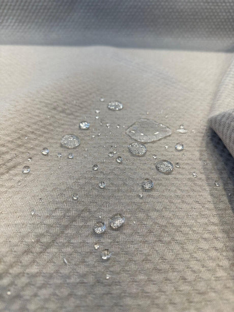 Sunbrella Dot Oyster 3D Acrylic Fabric - Oyster, 61" Width (1 Yard)