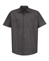 Red Kap Men's Tall Industrial Short Sleeve Work Shirt