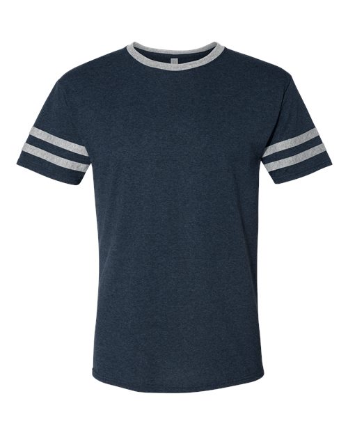 JERZEES Unisex Triblend Varsity Ringer T-Shirt