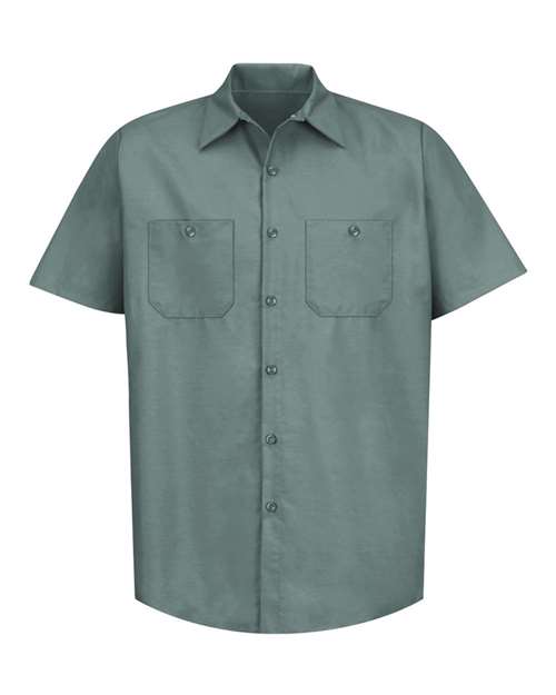 Red Kap Men's Tall Industrial Short Sleeve Work Shirt