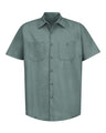 Red Kap Men's Tall Industrial Short Sleeve Work Shirt