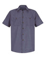 Red Kap Men's Tall Premium Short Sleeve Work Shirt