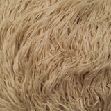 Faux Fur Soft Shaggy Heavy Weight Long Pile Solid Acrylic Fabric - Charcoal, Black, White, Tan, Brown, Neon Lime, 58/60" Width