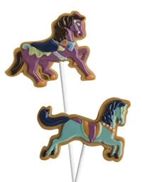 Carousel Horses Pops Chocolate Mold - MM0301*