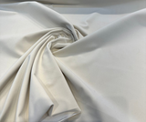 Modern Velvet Polyester Fabric - Ivory Velvet Pile, 56" Width (1 Yard)
