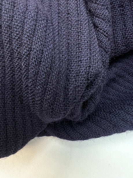 Wool Tweed Blue Striped Suiting