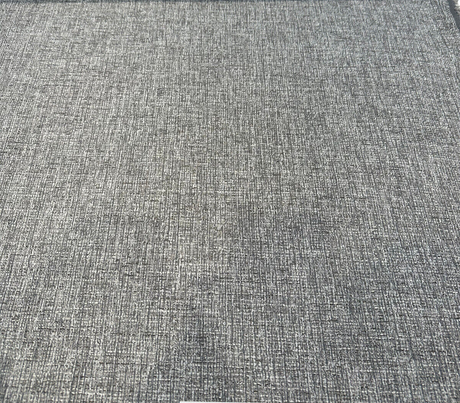 Crypton Performance Compass Gray Stone Upholstery Fabric - Gray Stone, Textured Chenille, 1 Yard