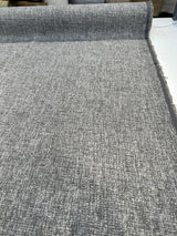 Crypton Performance Compass Gray Stone Upholstery Fabric - Gray Stone, Textured Chenille, 1 Yard
