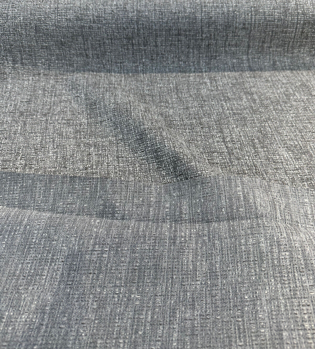 Crypton Performance Compass Gray Stone Upholstery Fabric - Gray Stone, Textured Chenille, 1 Yard