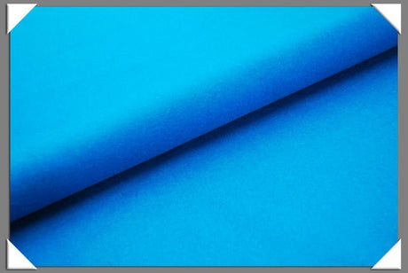 Sky Blue Wool/Nylon Melton Fabric - Sky Blue, 58/60" Width