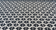 Sunbrella Spectacle Tuxedo Solution Dyed Acrylic Fabric - Black And Off White, 54" Width, 13" Vertical Repeat, 7" Horizontal Repeat (1 Yard)