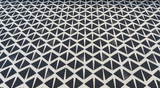 Sunbrella Spectacle Tuxedo Solution Dyed Acrylic Fabric - Black And Off White, 54" Width, 13" Vertical Repeat, 7" Horizontal Repeat (1 Yard)