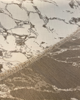 Sunbrella Marble Frost Sunbrella Acrylic Fabric - Frost Marble Pattern, 54" Width (1 Yard)
