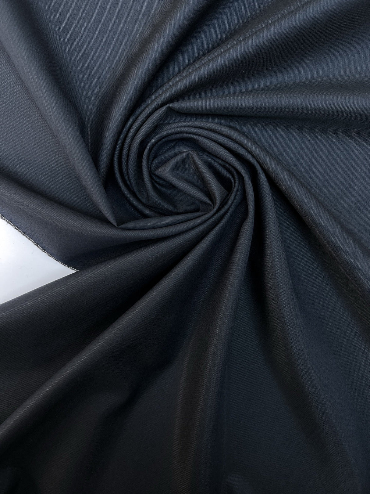 Wool Viscose Suit Fabric Silver Blue