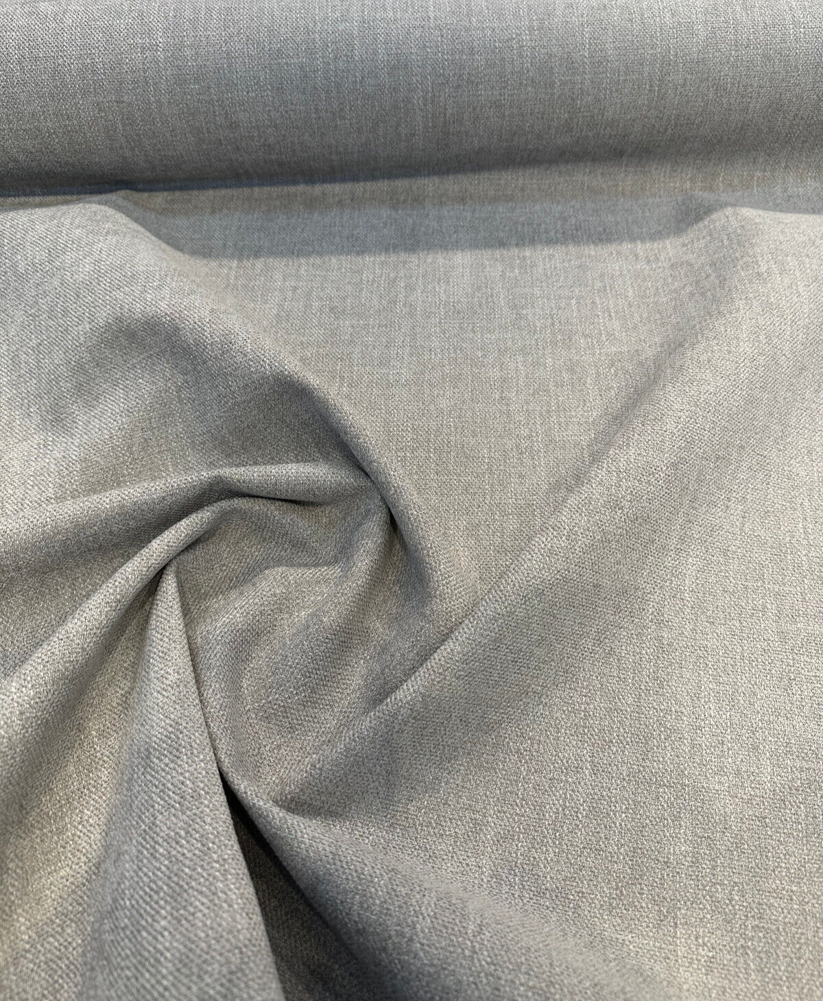 Crypton Performance Sense Stone Gray Upholstery Fabric - Stone Gray, Chenille, 54" Width (1 Yard)