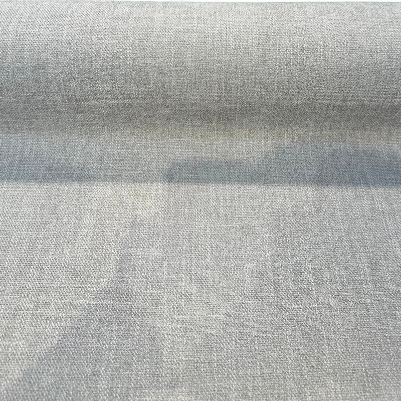 Crypton Performance Sense Stone Gray Upholstery Fabric - Stone Gray, Chenille, 54" Width (1 Yard)