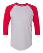American Apparel Unisex 50/50 Raglan Three-Quarter Sleeve Tee