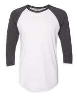 50/50 Raglan Three-Quarter Sleeve Tee