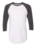 American Apparel Unisex 50/50 Raglan Three-Quarter Sleeve Tee